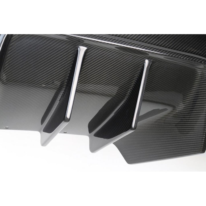 Chevrolet Corvette C7 Z06 Carbon Fiber Rear Diffuser 2014-2019  Version 2