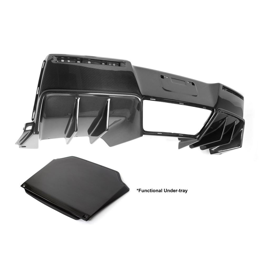 Chevrolet Corvette C7 Z06 Carbon Fiber Rear Diffuser 2014-2019  Version 2