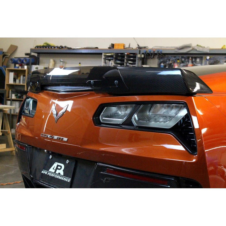 Chevrolet Corvette C7 Z06 Carbon Fiber Rear Deck Track Pack Spoiler 2015-2019