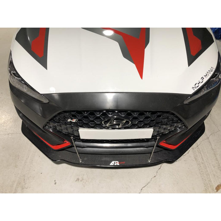 Hyundai Veloster N Carbon Fiber Front Wind Splitter 2019-2022