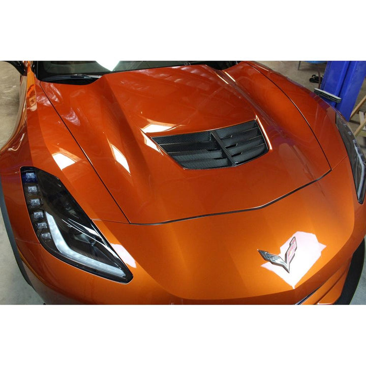 Carbon Fiber Chevrolet Corvette C7 C7 Z06 Hood Vent 2014 - 2019