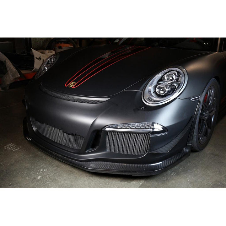 Porsche 991.1 GT3 Carbon Fiber Front Bumper Canards 2013-2015
