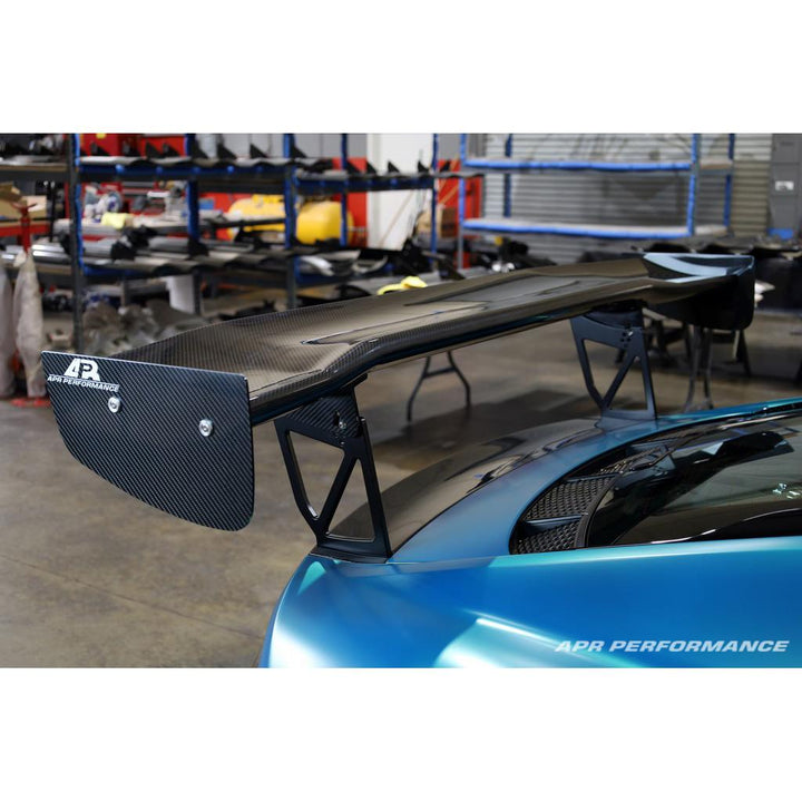 Audi R8 GTC-500 Carbon Fiber Adjustable Wing and Trunk Panel Replacement 2016-2022
