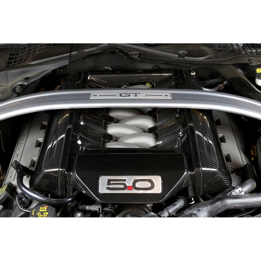 Carbon Fiber Ford Mustang S550 GT 5.0 Engine Cover 2015-2017