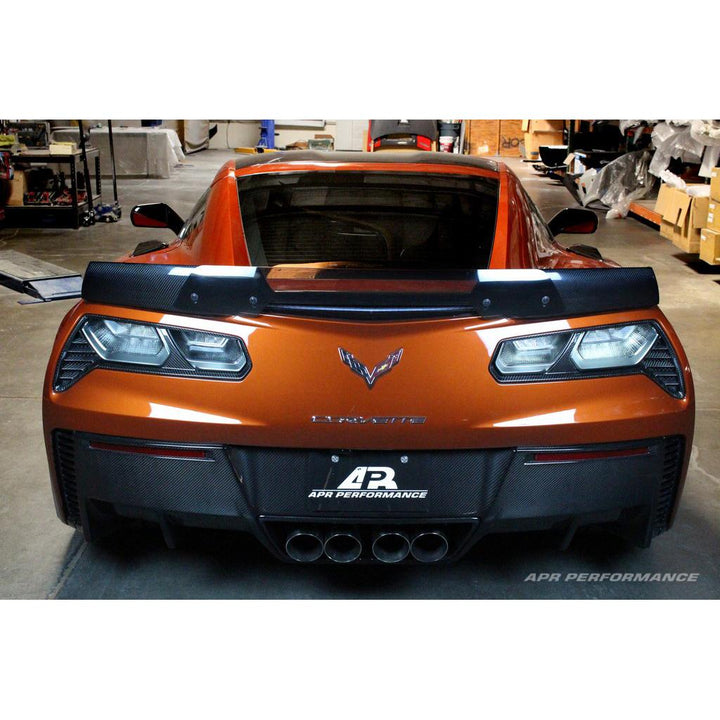 Carbon Fiber Chevrolet Corvette C7 Rear Tail Light Bezels 2014-2019