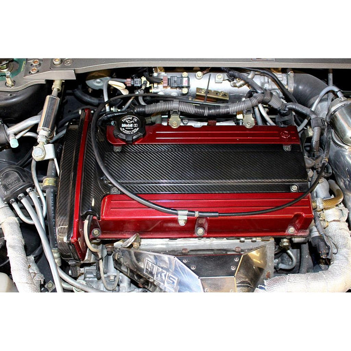 Carbon Fiber Mitsubishi Evolution 8 / 9 (Evo 8,9) Spark Plug Cover 2003-2007