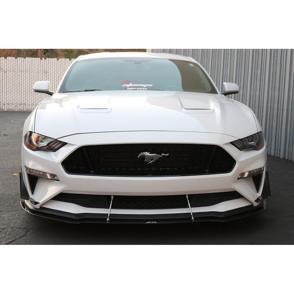 Ford Mustang S550 Carbon Fiber Front Wind Splitter 2018-2023