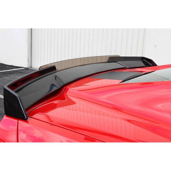 APR Performance Carbon Fiber Rear Spoiler Version II Track Pack W/O Wickerbill Corvette C7 - Attacking the Clock Racing