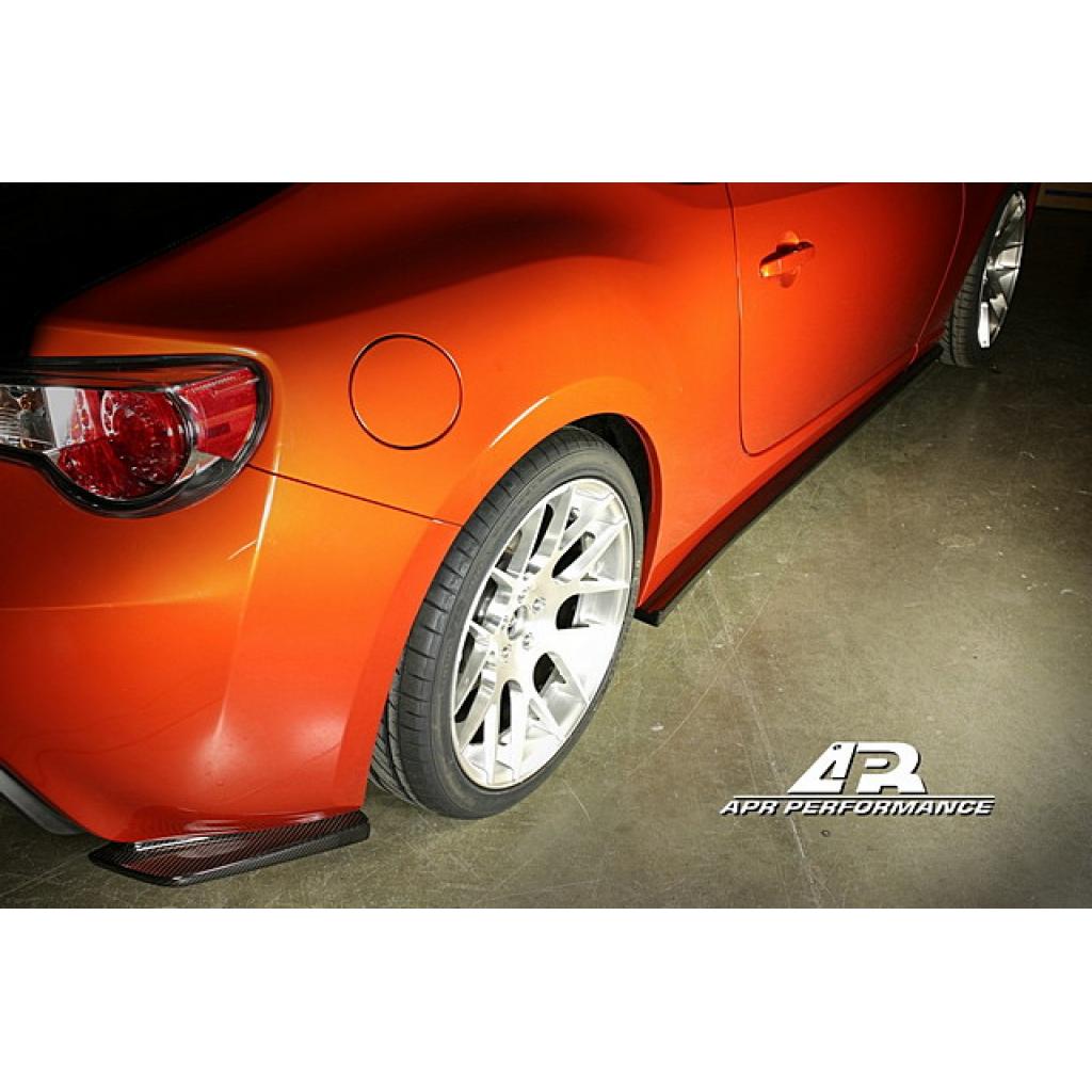 Carbon Fiber Scion FR-S/ Toyota GT86/ Subaru BRZ Rear Bumper Skirts 2013-2016