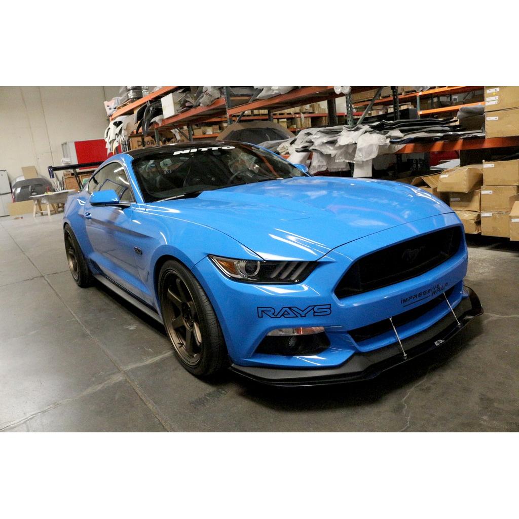 Ford Mustang S550 Carbon Fiber Front Wind Splitter 2015-2017