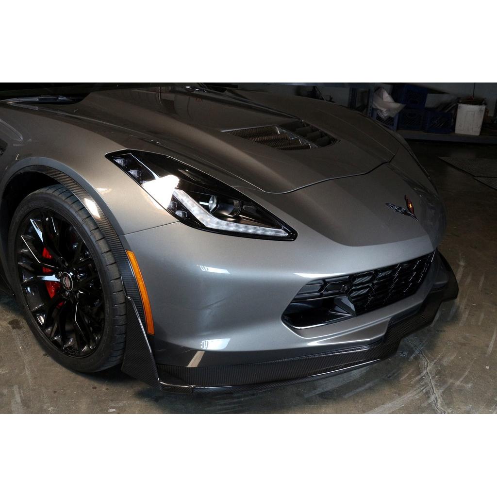 Chevrolet Corvette C7/ C7 Z06 Carbon Fiber Front Air Dam / Splitter / Lip 2014 - 2019