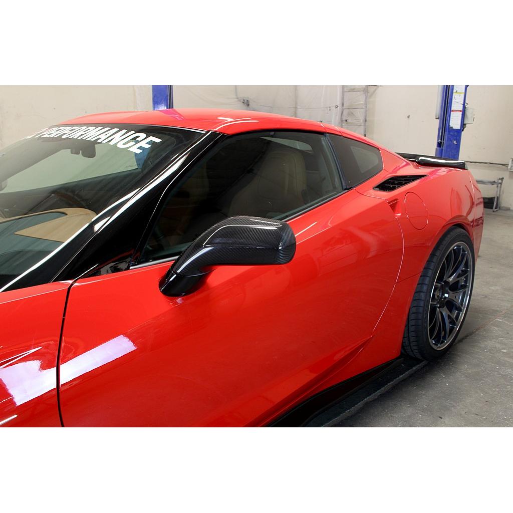 Carbon Fiber Chevrolet Corvette C7 Stingray / Z06 Replacement Mirrors 2014-2019