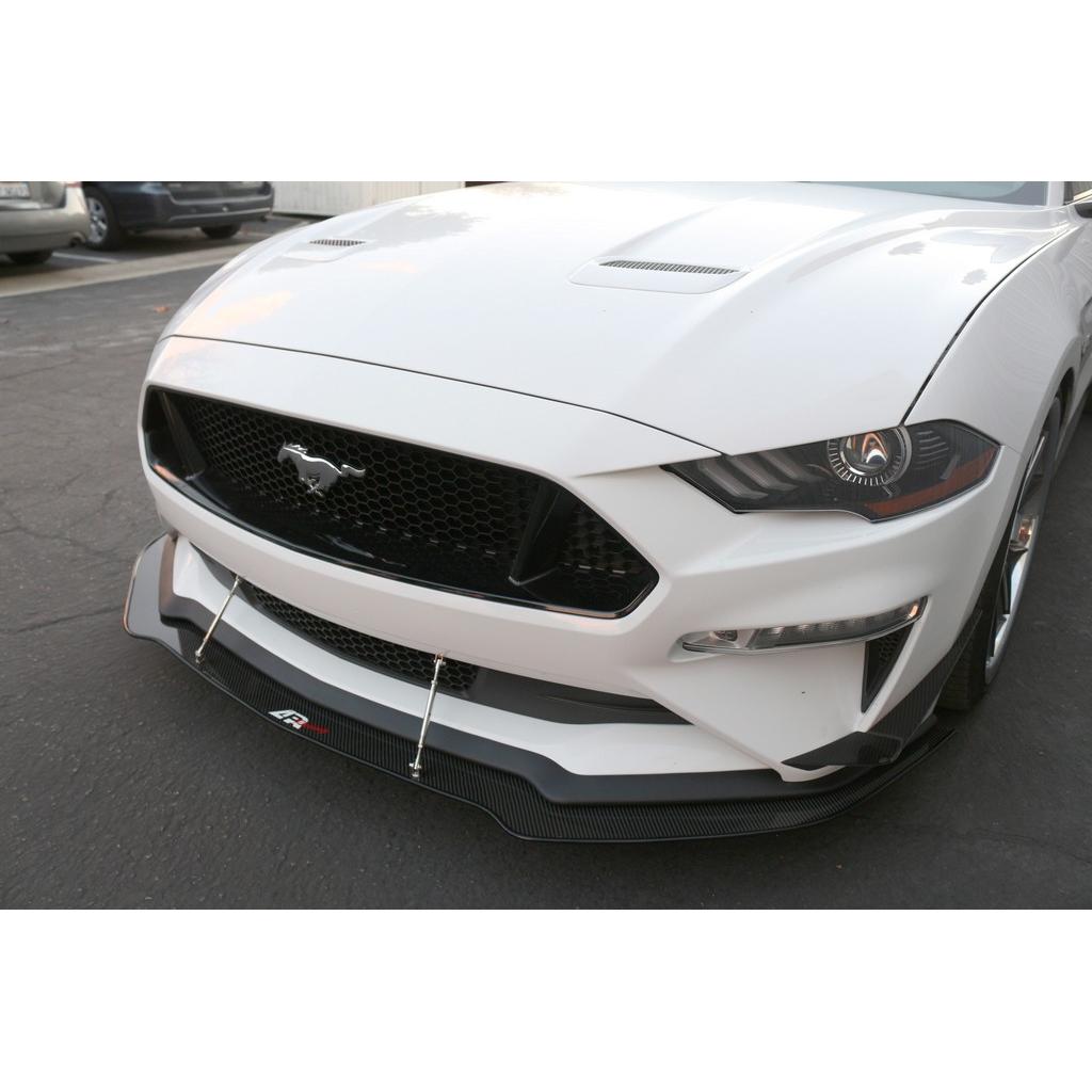 Ford Mustang S550 Carbon Fiber Front Wind Splitter 2018-2023