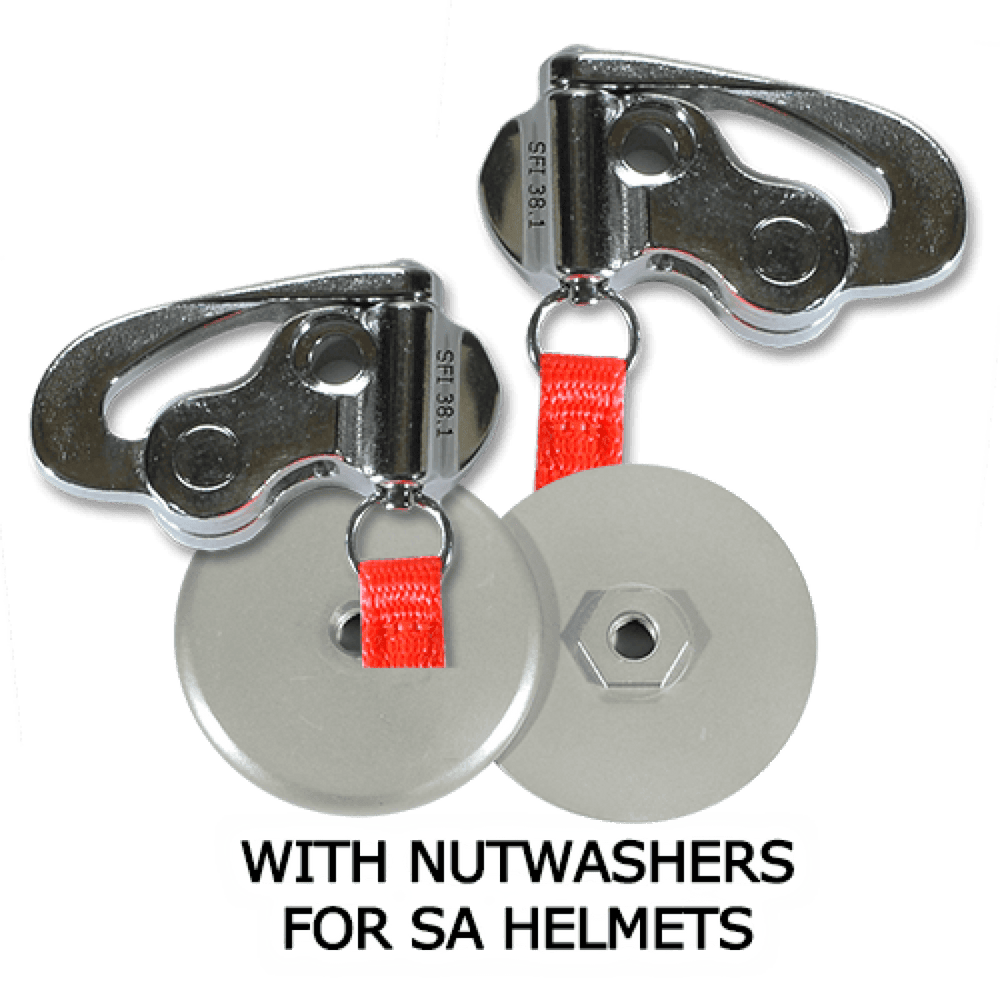 HANS Quick Click Anchor Attachment for SA Helmets - Attacking the Clock Racing