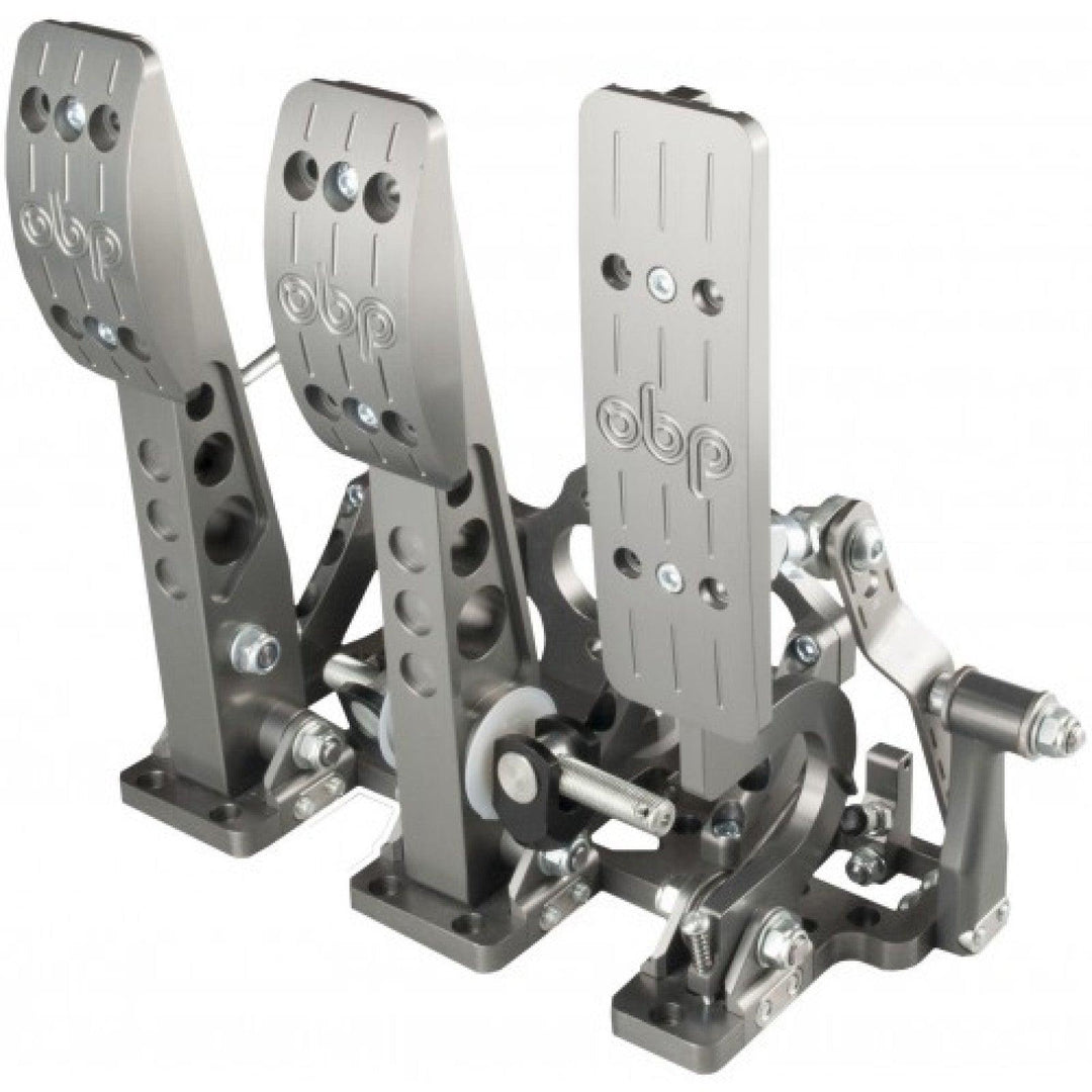 obp Motorsport Pro-Race V3 Floor Mounted 3 Pedal System - Bulkhead Fit - Attacking the Clock Racing