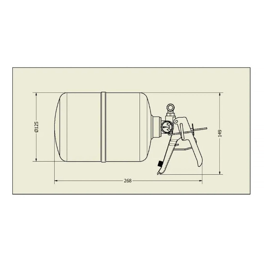 Lifeline Zero 360 FIA 2.25kg FK 5-1-12 Fire Marshal System