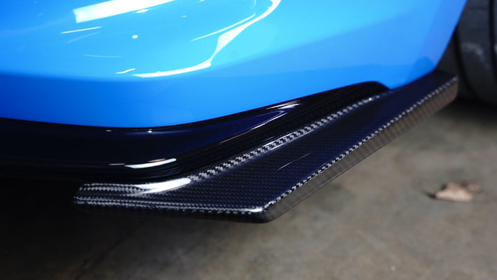 Carbon Fiber Honda FL5 Civic Type R Rear Bumper Skirts 2023 - Current