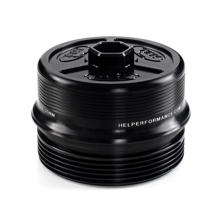 HEL Performance Solid Billet Aluminum Oil Filter Cap for BMW N20 N26 N51 N52 N53 N54 N55 S55 M2 M3 M4