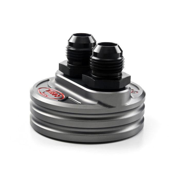 HEL Universal M20 / M22 / 3/4" UNF Oil Filter Relocation Kit -8AN - Attacking the Clock Racing