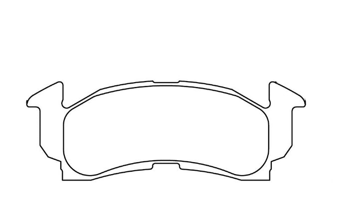 Pagid Racing Brake Pads No. 1594 (Front)