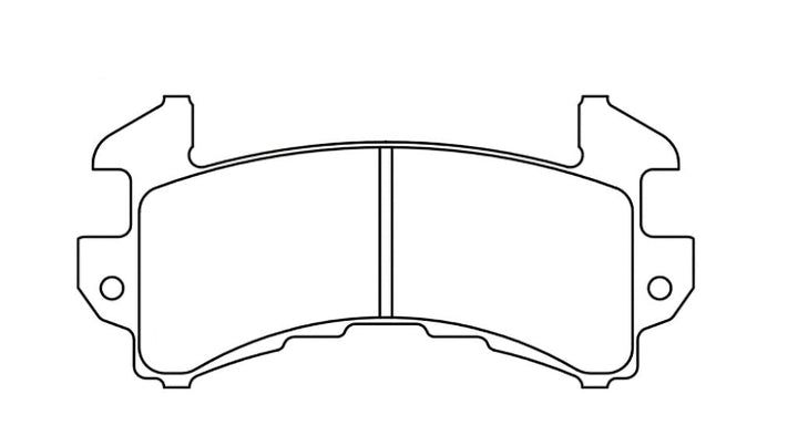 Pagid Racing Brake Pads No. 1595USA (Front)