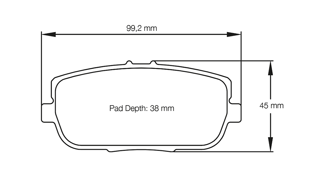 Pagid Racing Brake Pads No. 8077