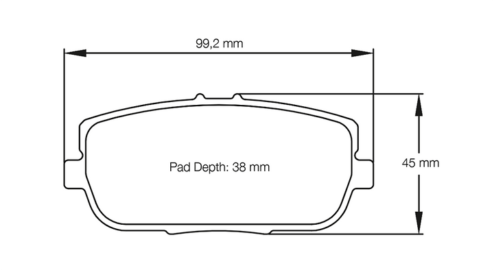 Pagid Racing Brake Pads No. 8077
