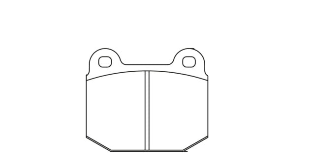 Pagid Racing Brake Pads No. 2593 (Front)
