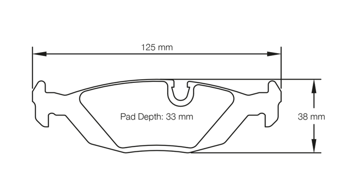 Pagid Racing Brake Pads No. 1141 (Rear)