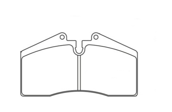 Pagid Racing Brake Pads No. 1204 (Front)