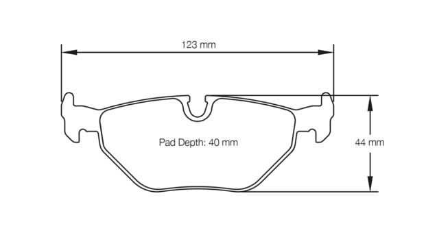 Pagid Racing Brake Pads No. 1285 (Rear)