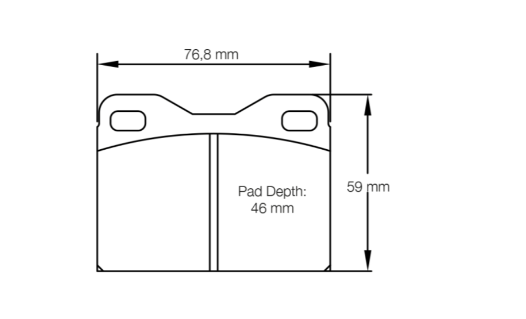 Pagid Racing Brake Pads No. 4623 (Rear)