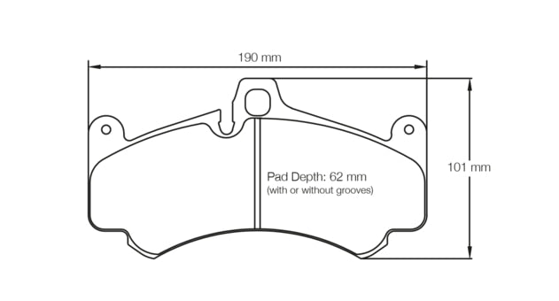 Ferodo FRP3075 Porsche Front Brake Pads