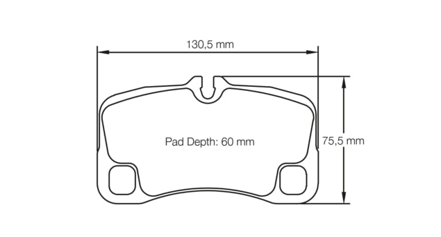 Ferodo FRP3143 Porsche Rear Brake Pads
