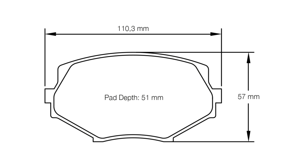 Pagid Racing Brake Pads No. 8127 USA