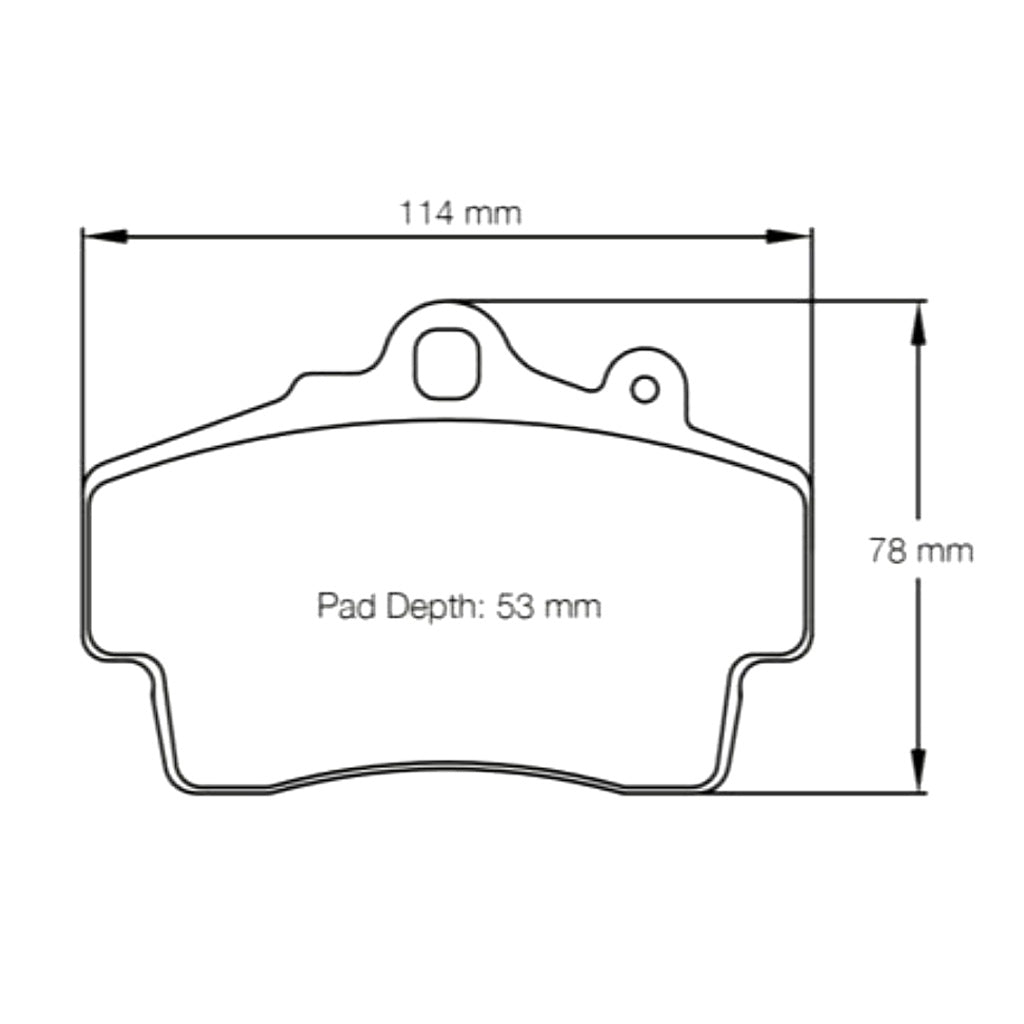 Pagid Racing Brake Pads No. 2407 (Front)
