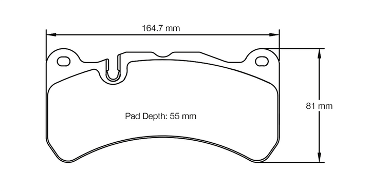 Pagid Racing Brake Pads No. 8005 (Front)