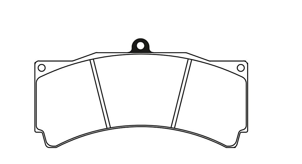 Pagid Racing Brake Pads No. 8018 (Front)