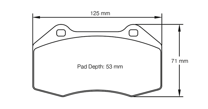 Pagid Racing Brake Pads No. 8023 (Front)