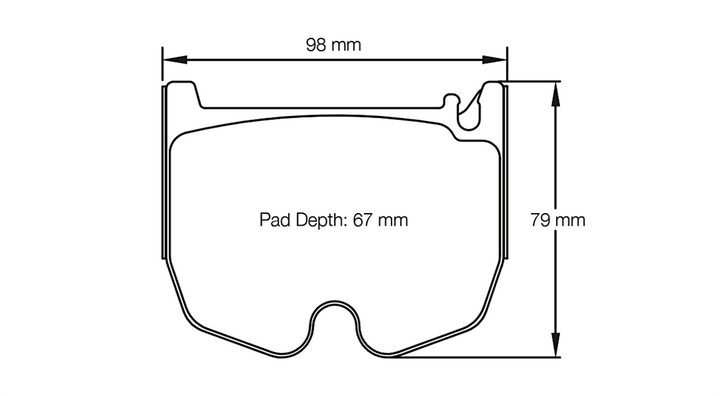 Pagid Racing Brake Pads No. 8027 (Front)