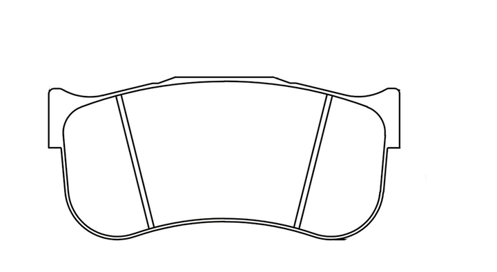 Pagid Racing Brake Pads No. 8101 (Front)