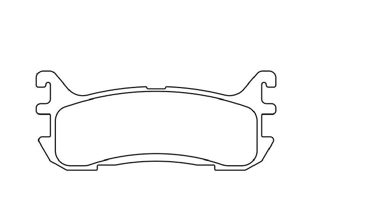 Pagid Racing Brake Pads No. 8129 USA (Rear)