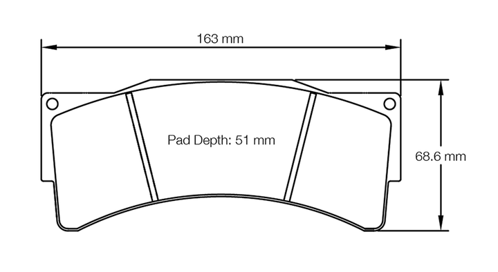 Pagid Racing Brake Pads No. 8233 (Front)