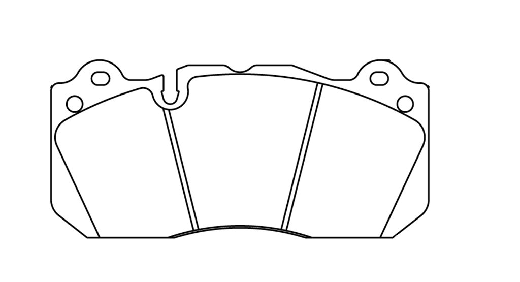 Pagid Racing Brake Pads No. 8239 (Front)
