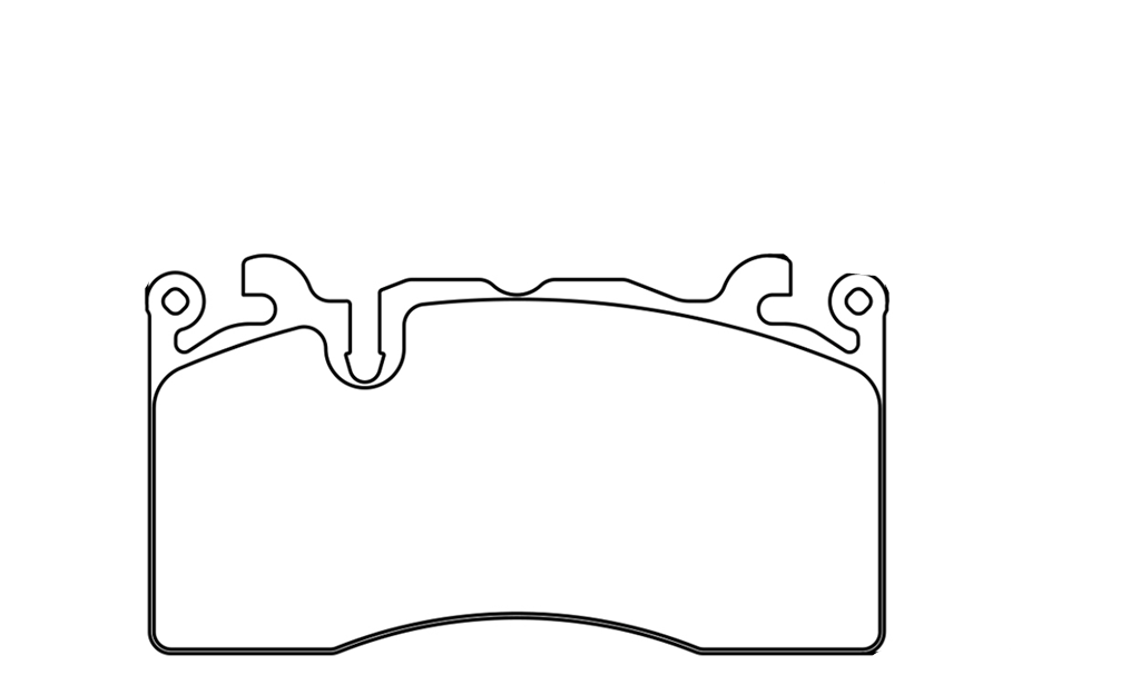Pagid Racing Brake Pads No. 8283 (Front) | McLaren w/ Pagid RBD Kit