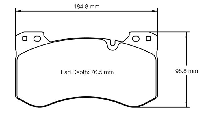 Pagid Racing Brake Pads No. 8302 (Front)