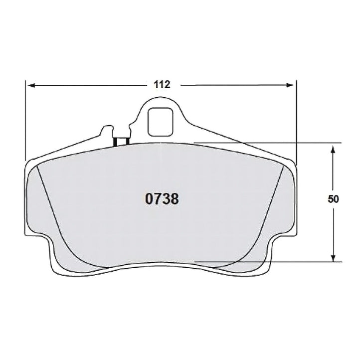 Performance Friction PFC Brake Pads 0738.XX.16.44 | Porsche Rear