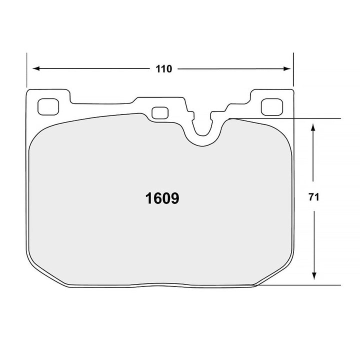 Performance Friction PFC Brake Pads 1609.XX.17.44 (Front)