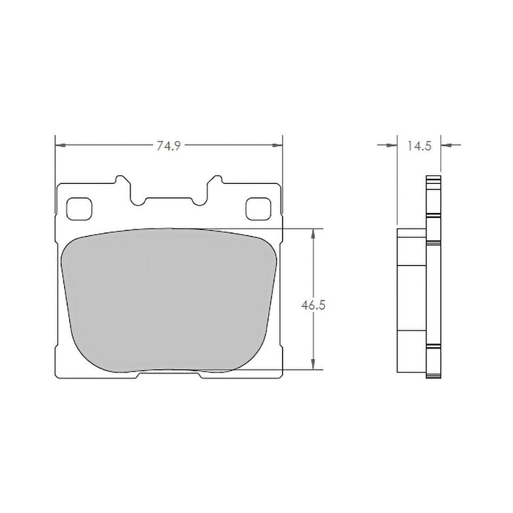 Performance Friction PFC Brake Pads 5001.332.15.44 (Rear)