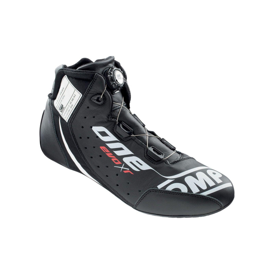OMP Evo X R Shoes Black Size 43 - Attacking the Clock Racing